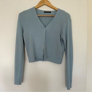 brandy melville baby blue cardigan